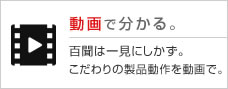 動画で分かる。百聞は一見にしかず。この動き。是非ご覧ください。